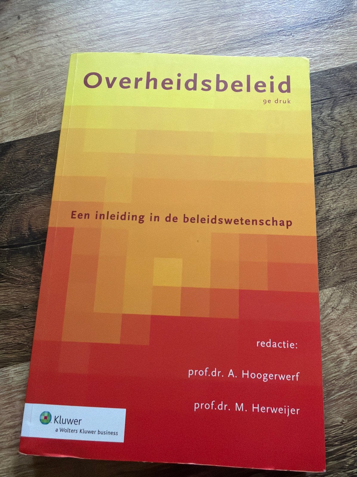 Overheidsbeleid - Een inleiding in de beleidswetenschap, Ophalen of Verzenden, Gamma, Zo goed als nieuw, HBO
