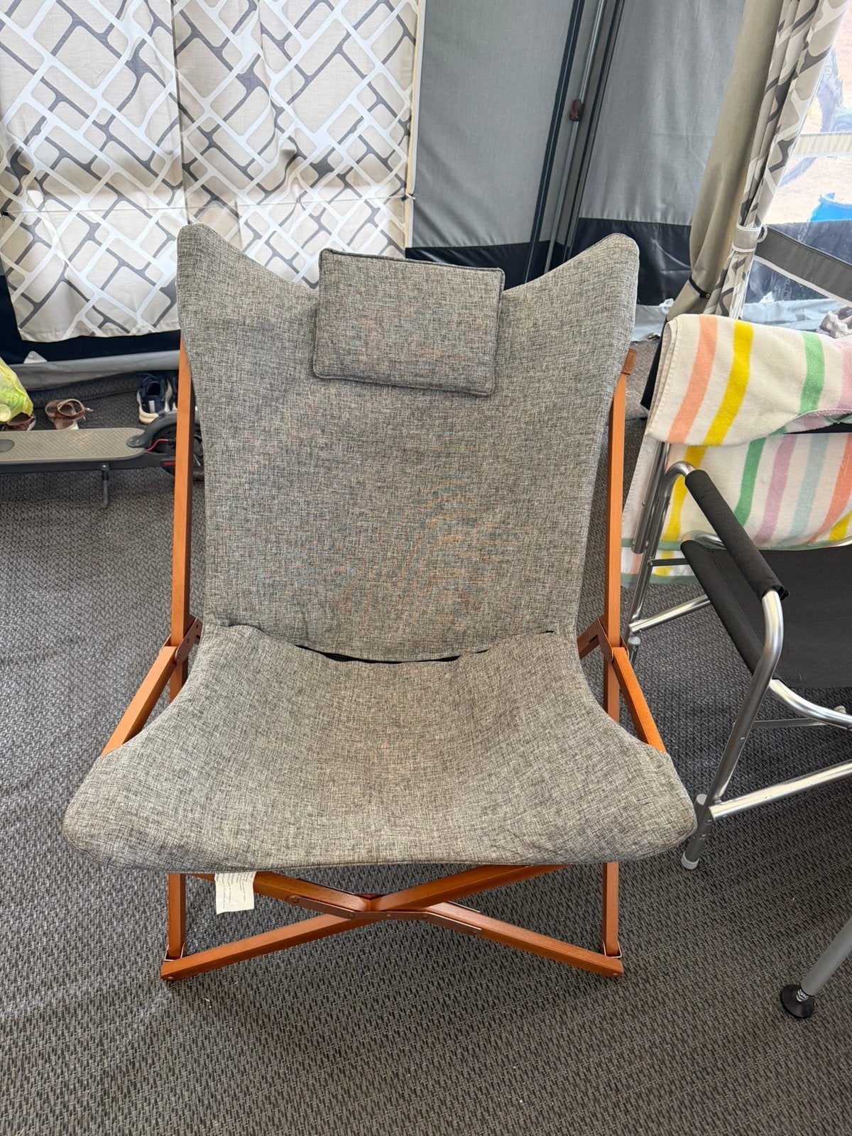 Bo camp relax-stoel, Ophalen, Zo goed als nieuw, Campingstoel