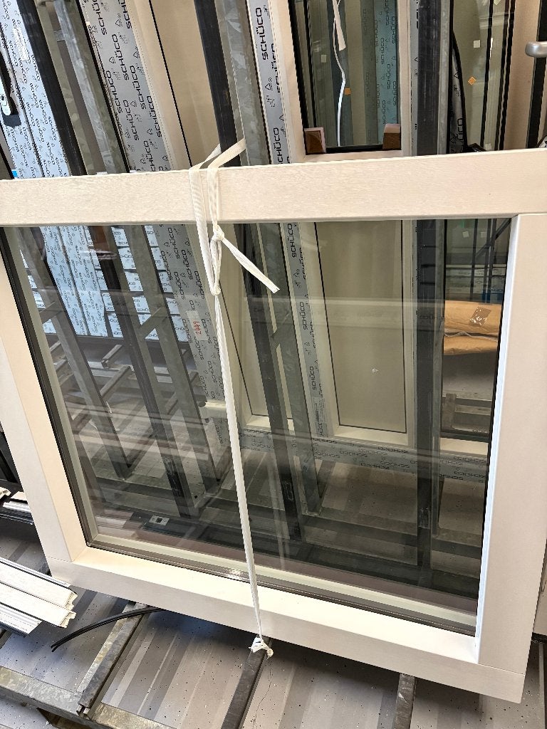 kunststof kozijn, Kunststof, Raamkozijn, Zo goed als nieuw, Inclusief glas