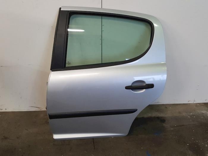 Portier 4Deurs links-achter van een Peugeot 207 (EZR), Gebruikt, -, Deur, -