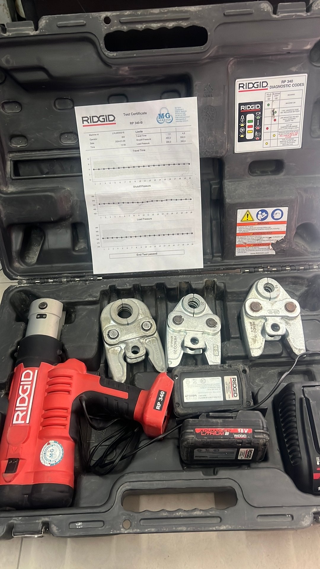 Perstang ridgid PR 340