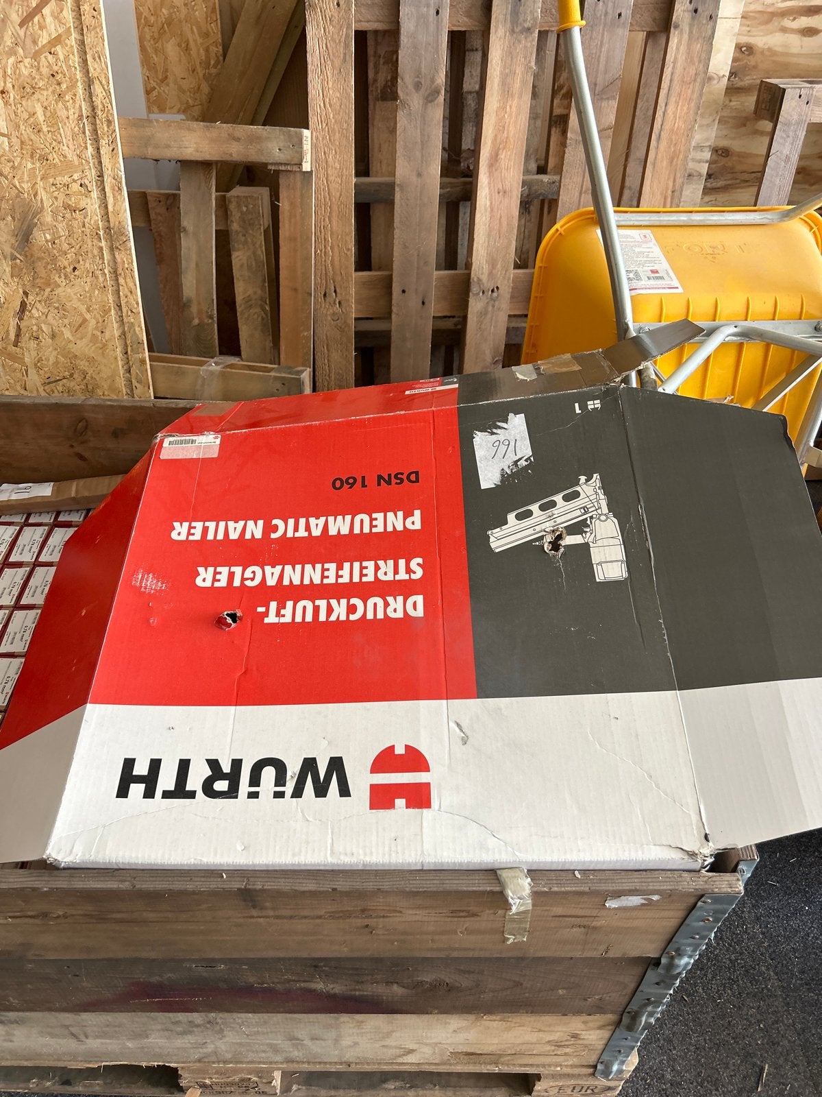 Wurth Diga DSN 160 Pneumatische Spijkerpistool - Zo goed als, Ophalen of Verzenden, Zo goed als nieuw, Overige typen, Overige merken