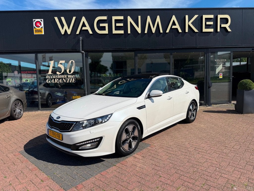 Kia Optima 2.0 CVVT Hybrid Super Pack, Auto's, Kia, Bedrijf, Te koop, Optima, ABS, Achteruitrijcamera, Airbags, Airconditioning
