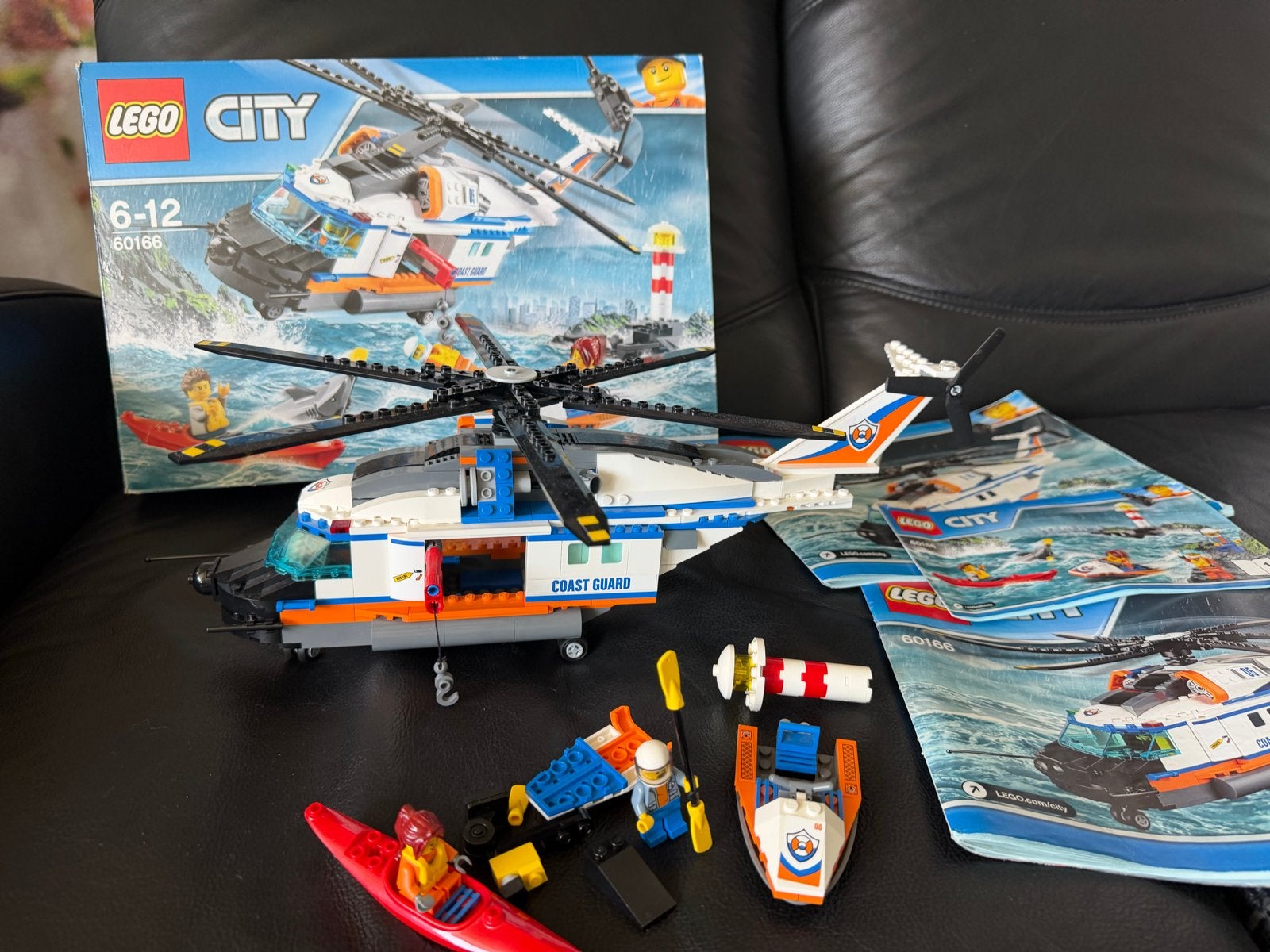 LEGO City 60166 Reddingshelikopter /enkele Onderdelen Missen, Lego, Ophalen of Verzenden, Inclusief doos, Complete set