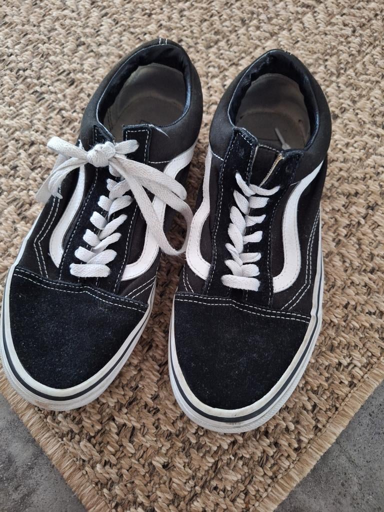 Fijne zwarte Vans maat 39!, Gebruikt, Vans, Sportschoenen, Ophalen of Verzenden