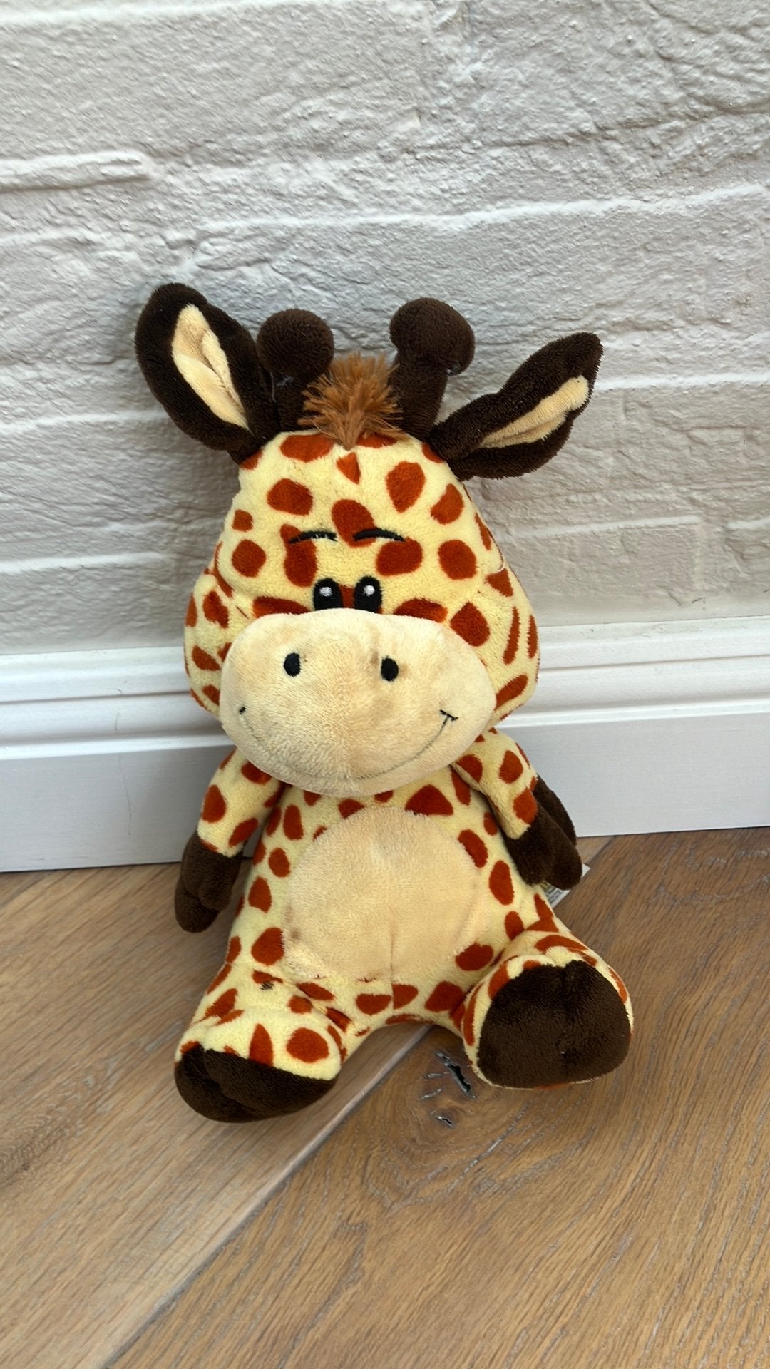 Mooie zachte giraf knuffel, Kinderen en Baby's, Speelgoed | Knuffels en Pluche, Overige merken, Giraf, Geel, Ophalen of Verzenden