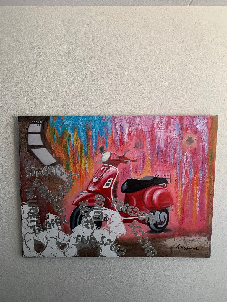 Olieverf schilderij, Ophalen