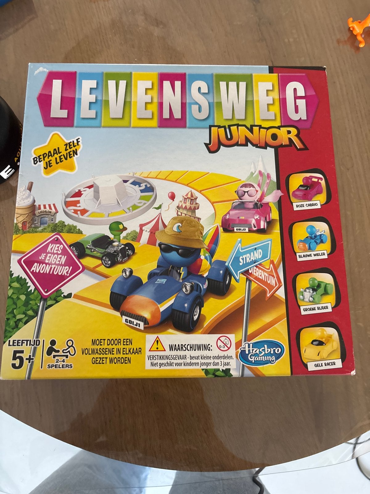 Levensweg Junior Bordspel - Hasbro Gaming, Drie of vier spelers, Ophalen of Verzenden, Gebruikt