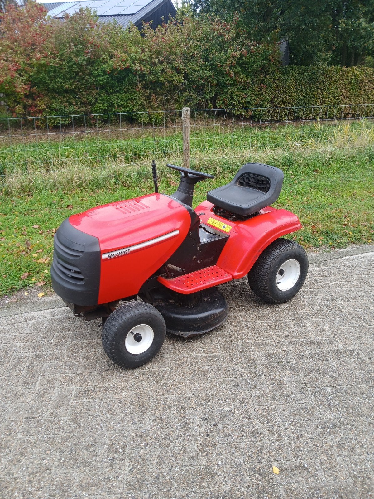 Zitmaaier benzine, Tuin en Terras, Grasmaaiers, Ophalen, Cirkelmaaier, Gebruikt, Versnellingen