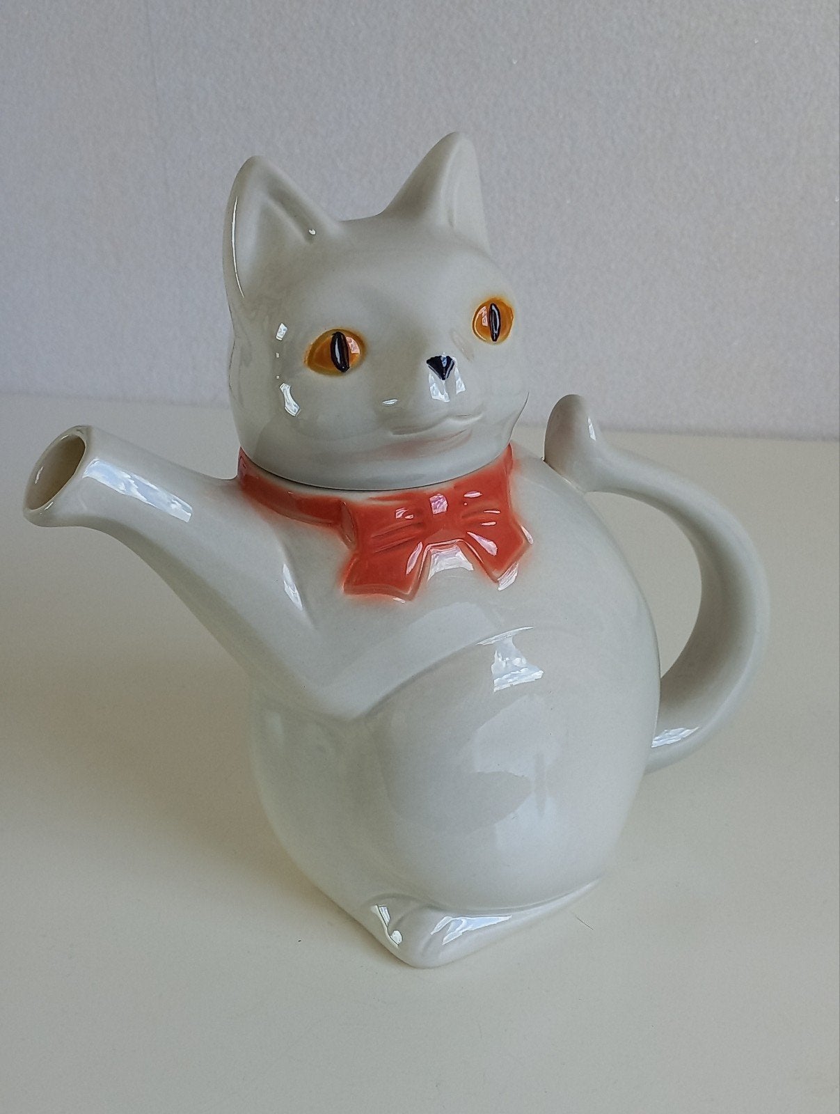 Goebel porseleinen theepot of koffiepot model kattenpot., Ophalen of Verzenden