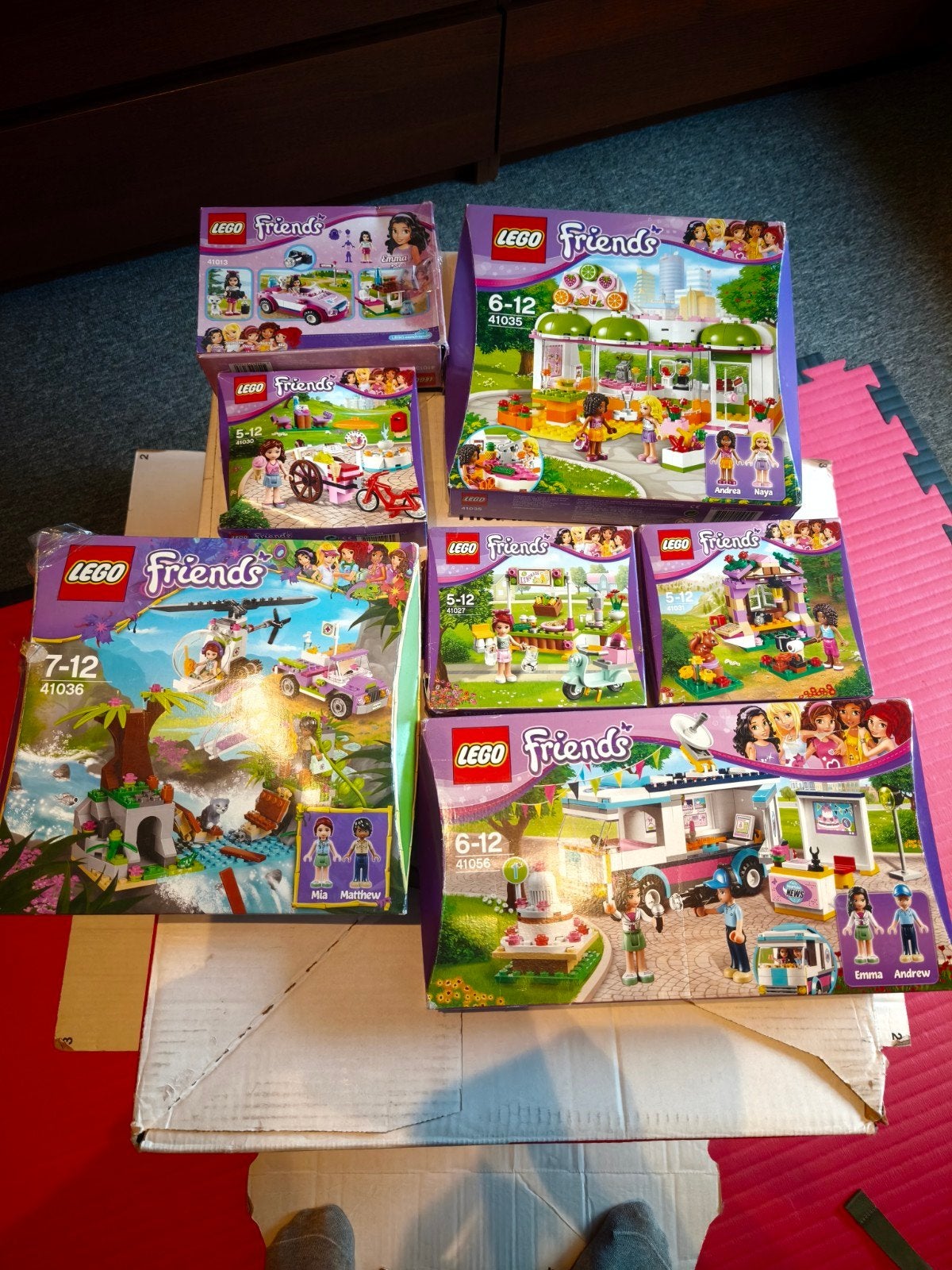 Grote collectie LEGO Friends sets met dozen en instructies, Inclusief instructies, Gebruikt, Lego, Friends