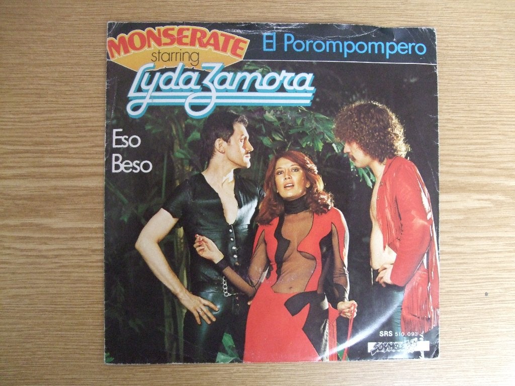 MONSERATE starring LYDA ZAMORA    EL POROMPOMPERO / ESO BESO, 7 inch, Ophalen of Verzenden, Zo goed als nieuw, Pop