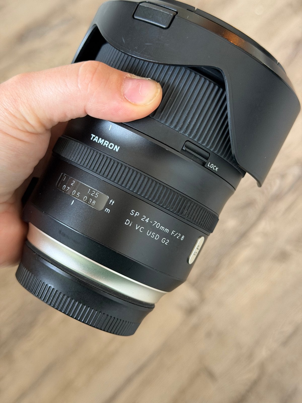 Tamron SP 24-70mm F/2.8 Di VC USD G2 lens voor Canon, Ophalen of Verzenden, Zo goed als nieuw, Standaardlens, Zoom