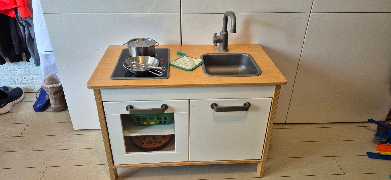 IKEA Duktig Speelkeuken met accessoires, Ophalen, Zo goed als nieuw, Hout, Speelkeuken