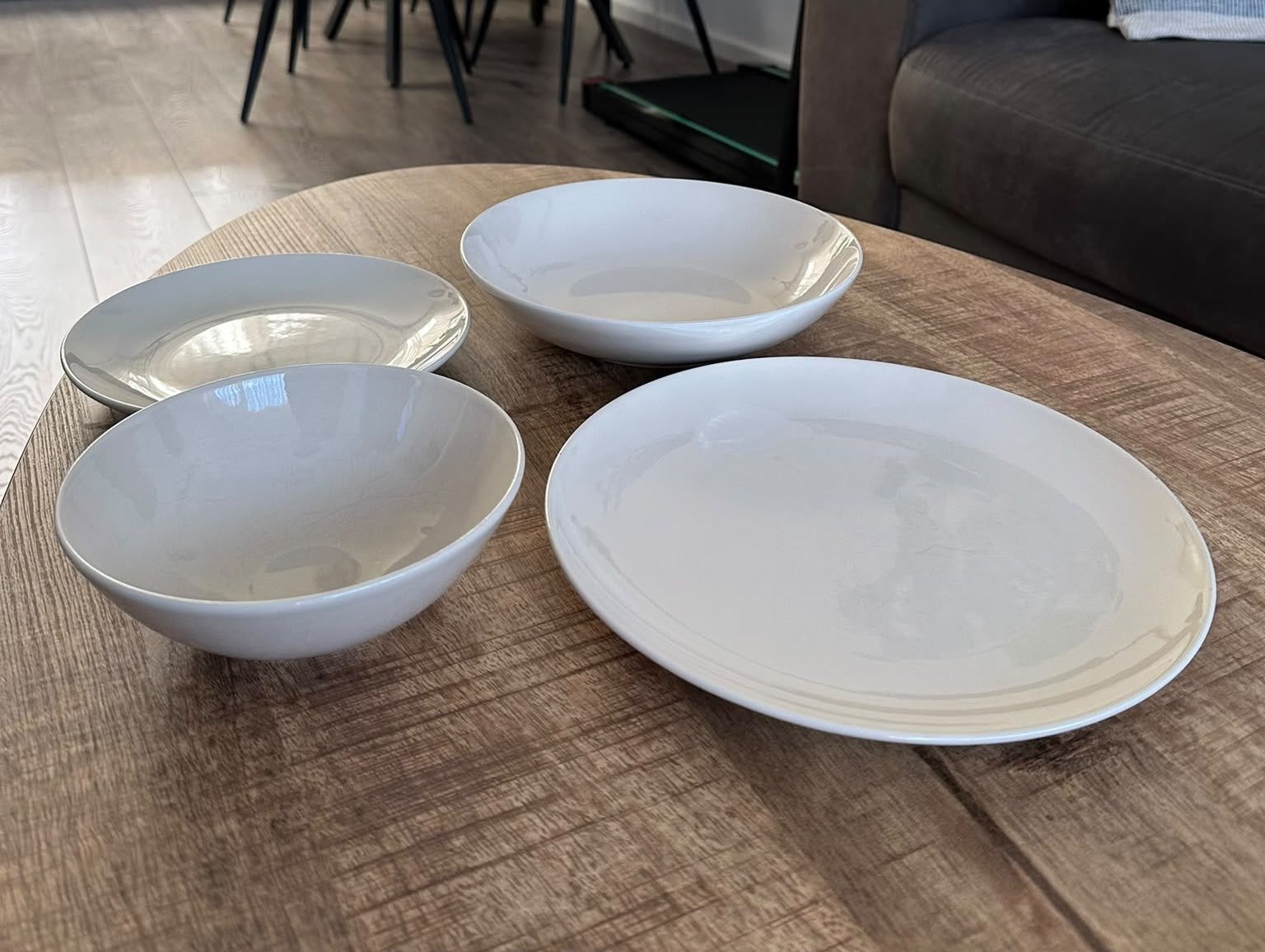 Ikea borden (lichtbeige), IKEA, Ophalen of Verzenden, Bord(en), Overige stijlen