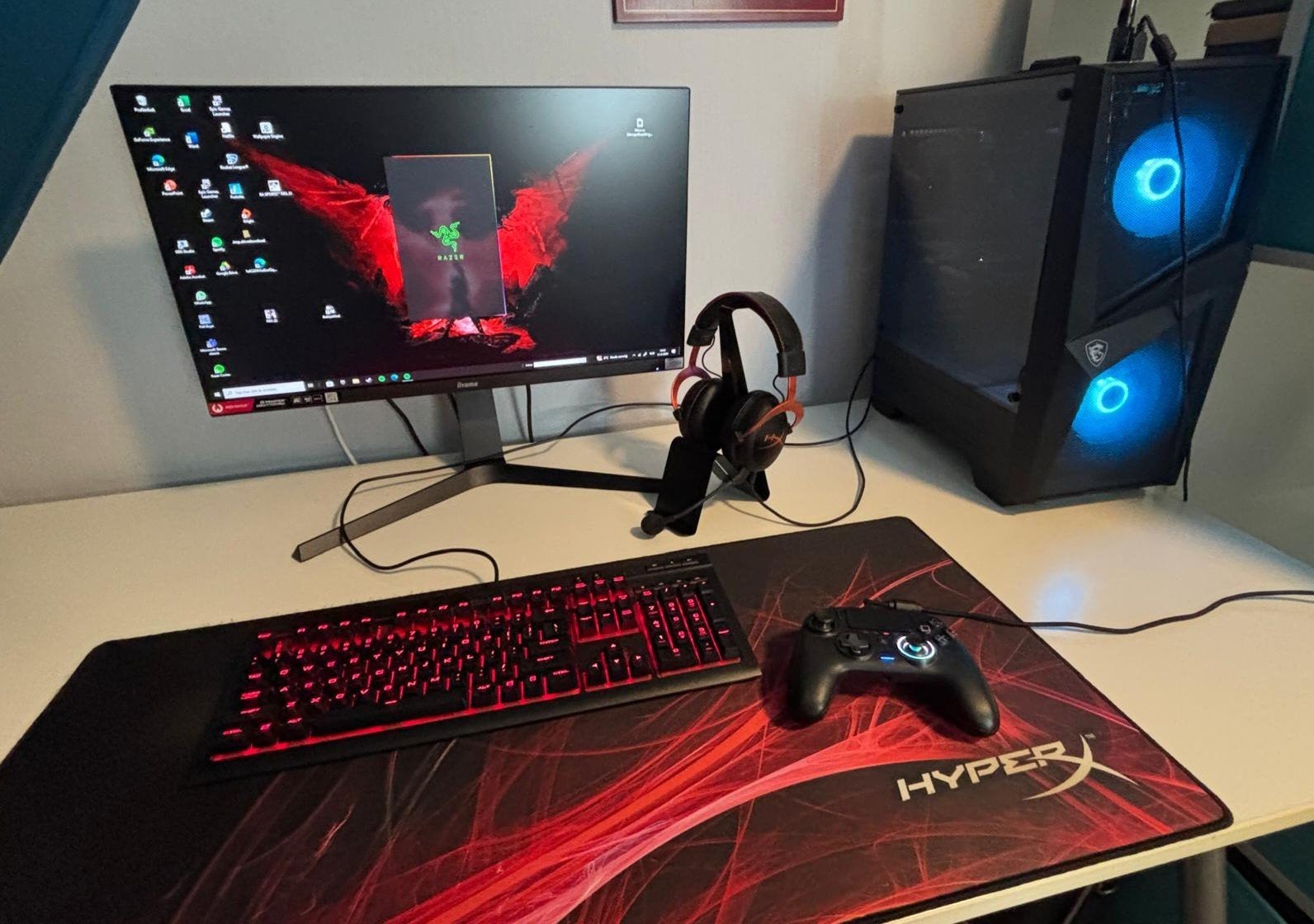 Game PC + iiyama G Master Red Eagle 27 en toebehoren, Computers en Software, IPS, Ilyama, Minder dan 1 ms, Overige resoluties