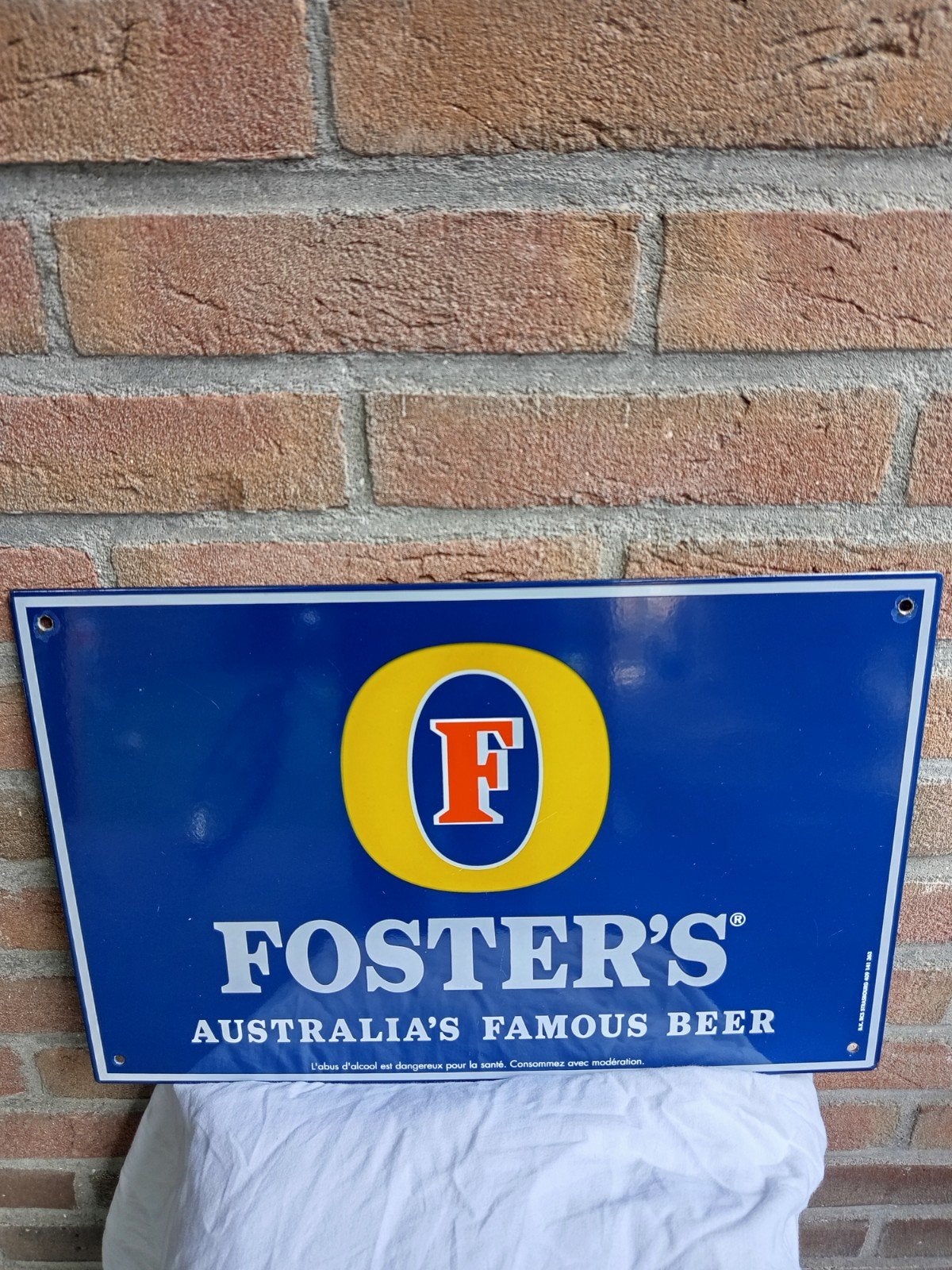 foster's bier Emaillebord, Verzamelen, Ophalen of Verzenden, Overige merken