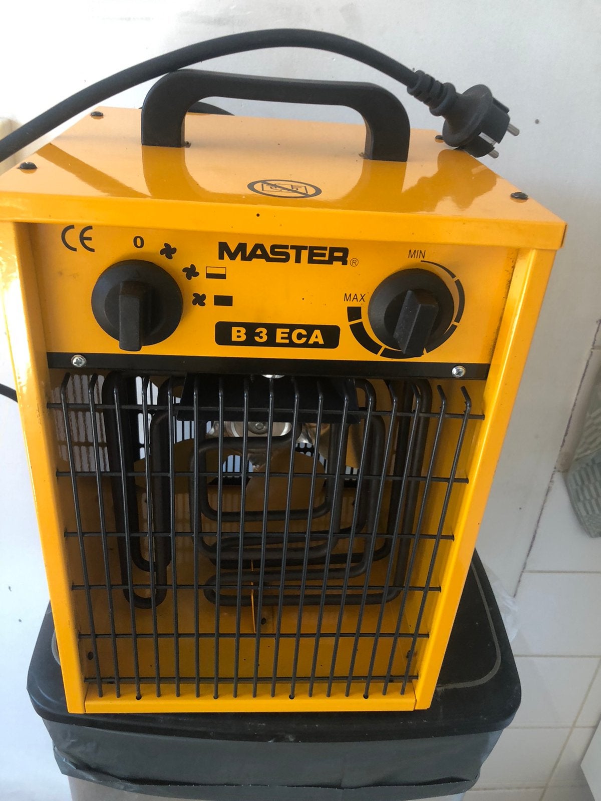 Draagbare elektrische heather Master B 3 ECA., Ophalen, 30 tot 80 cm, Gebruikt, Kachel