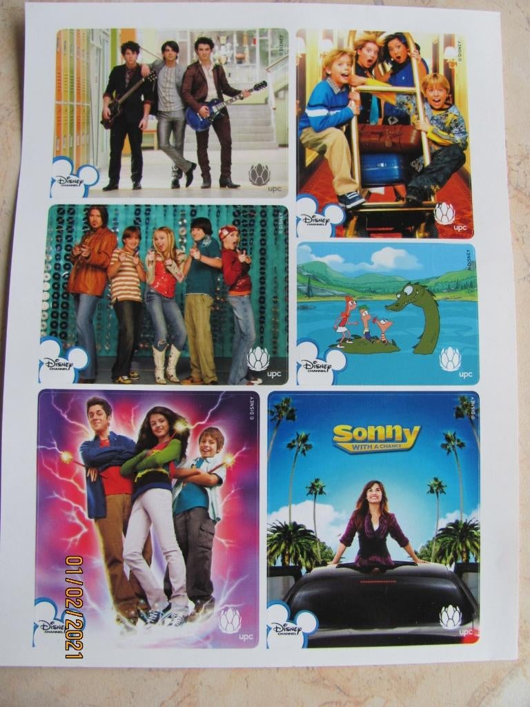NIEUW vel STICKERS Disney Channel SERIES televisie serie '00, Ophalen of Verzenden, Nieuw, Tv, Overige typen