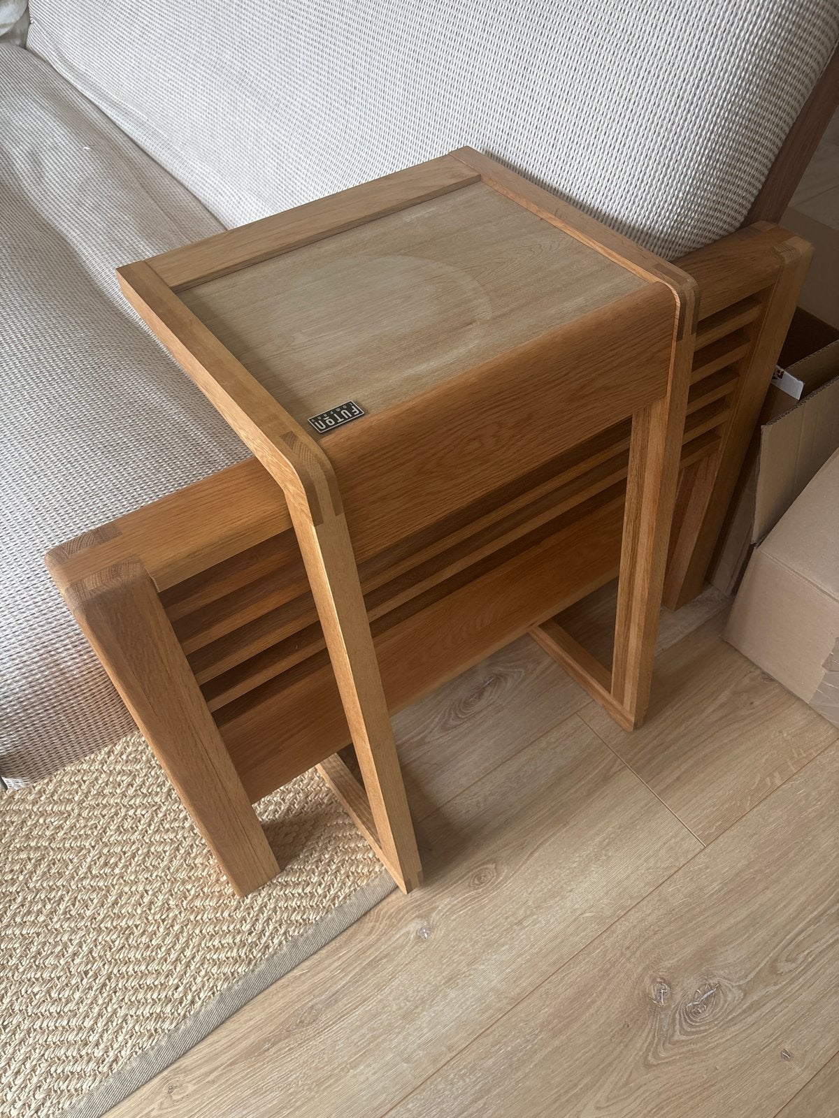 Futon bijzettafel - Stijlvol en functioneel, Minder dan 55 cm, Gebruikt, 60 cm of meer, Rechthoekig