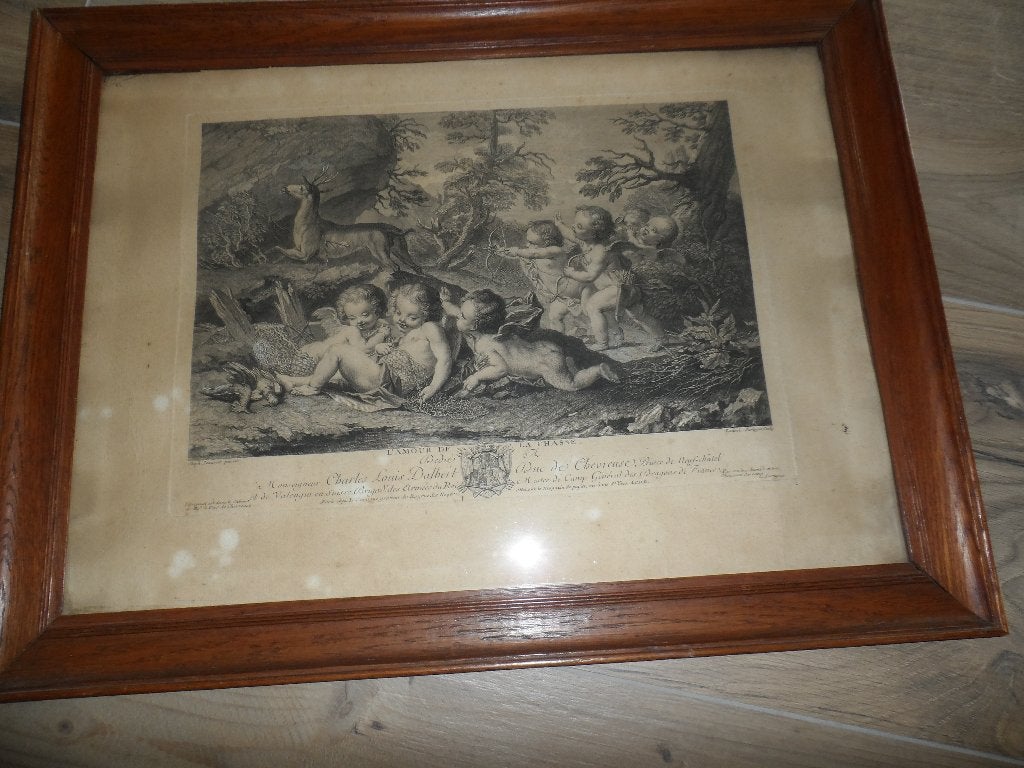 Lijst met prent., Ophalen