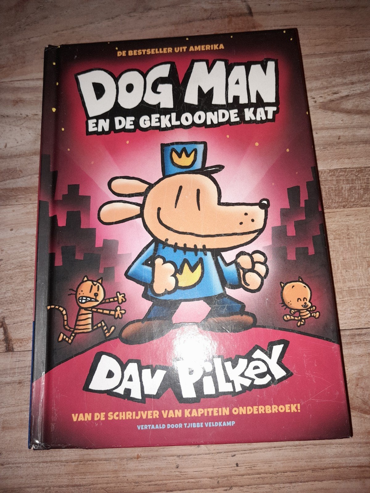 Dog Man en de Gekloonde Kat - Dav Pilkey, Ophalen of Verzenden, Gelezen, Dav Pilkey, Fictie algemeen