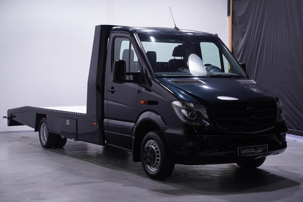 Mercedes-Benz Sprinter 519 CDI V6 190 pk Aut Autotransporter, Auto's, Automaat, Gebruikt, 190 pk, Bedrijf