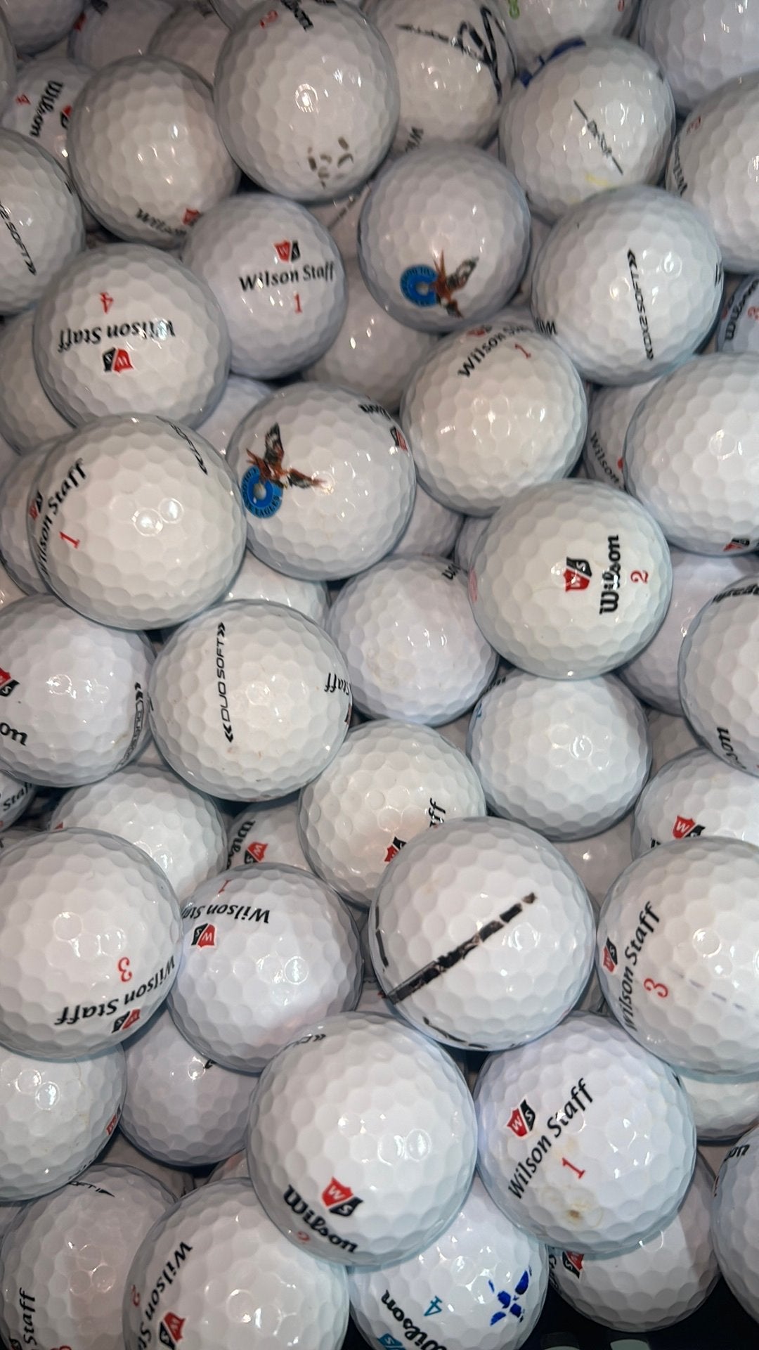 Wilson staff dx2 soft golfballen AAAA kwaliteit 100 stuks, Sport en Fitness, Golf, Ophalen of Verzenden, Zo goed als nieuw, Bal(len)