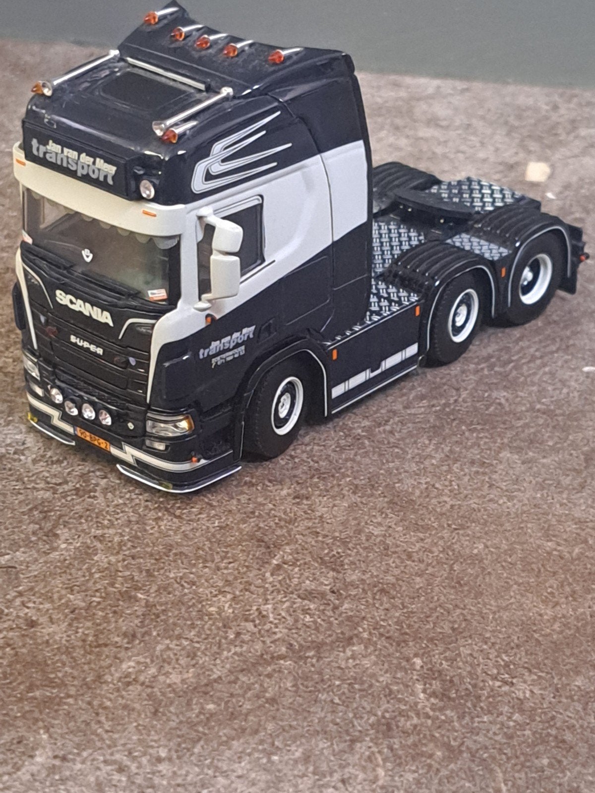 Jan van der meer miniatuur, Hobby en Vrije tijd, Modelauto's | 1:50, Ophalen of Verzenden, Bus of Vrachtwagen