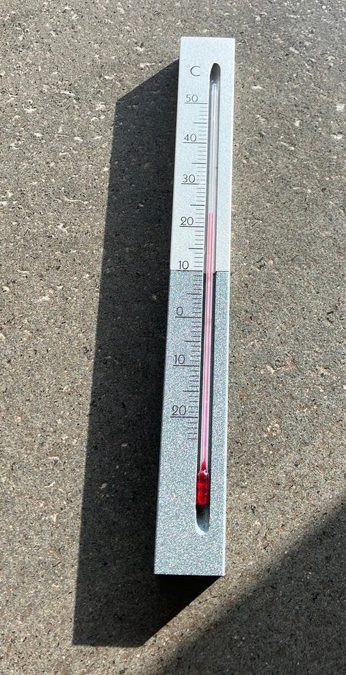 Nieuwe retro thermometer met glitter, Binnenthermometer, Ophalen of Verzenden, Nieuw, TFA