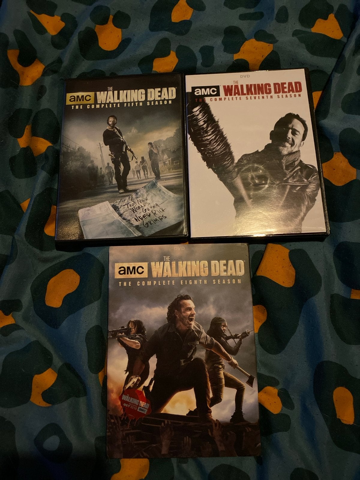 The Walking Dead Seizoen 5, 7 & 8 DVD Boxsets, Gebruikt, Vanaf 16 jaar, Verzenden, Boxset