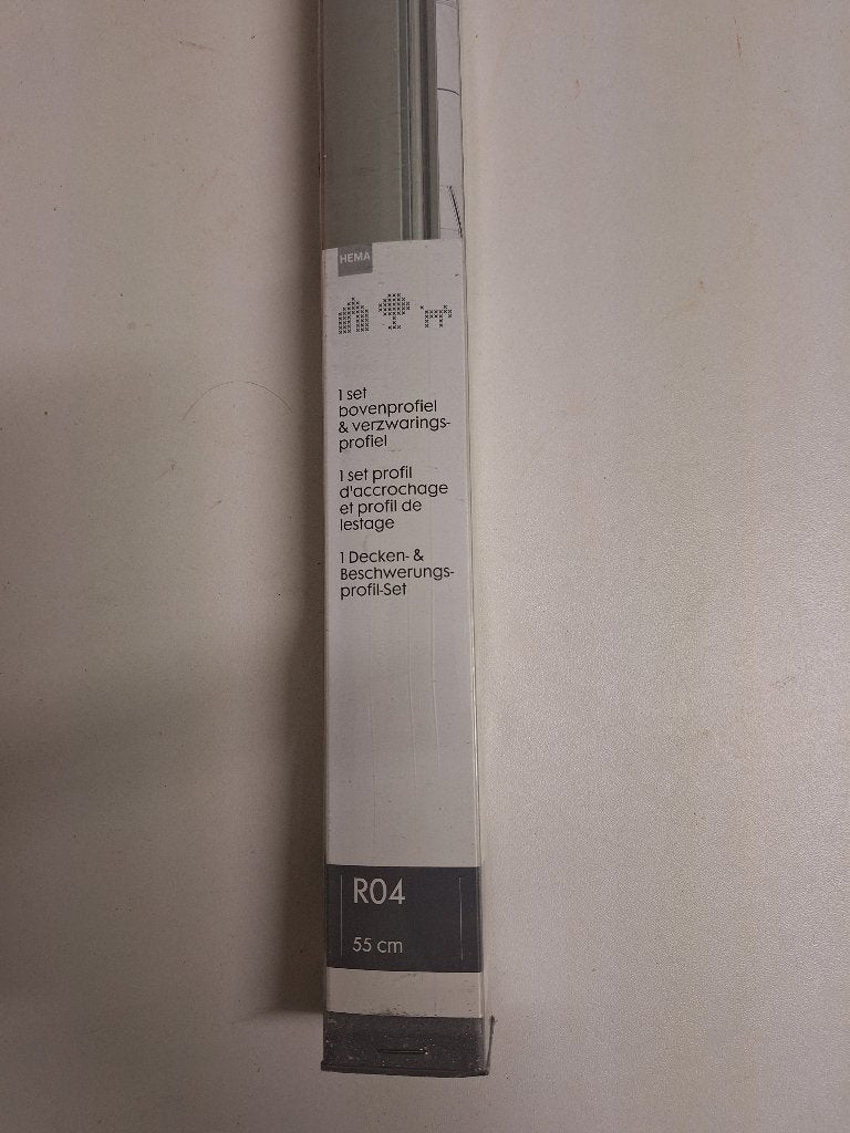 HEMA 1 set bovenprofiel + verzwaringsprofiel paneelgordijn, Ophalen of Verzenden, Nieuw, Overige typen