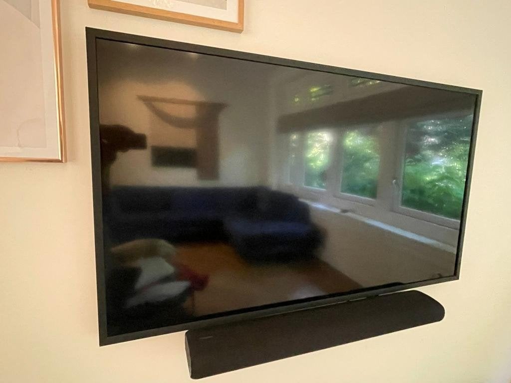 Samsung The Frame 50 inch QLED Smart TV - met 100 hz, Ophalen, QLED, Zo goed als nieuw, 100 Hz