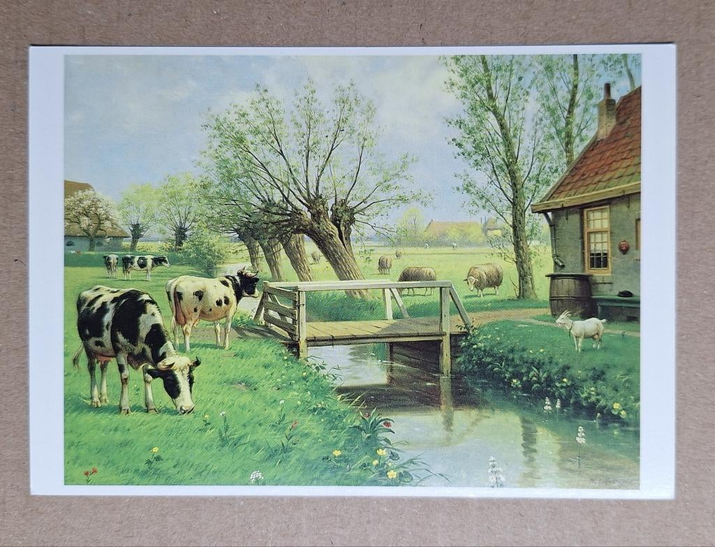 M.A. Koekkoek (1873-1944) - Herkauwers, Ophalen of Verzenden, 1980 tot heden, Ongelopen, Overige thema's