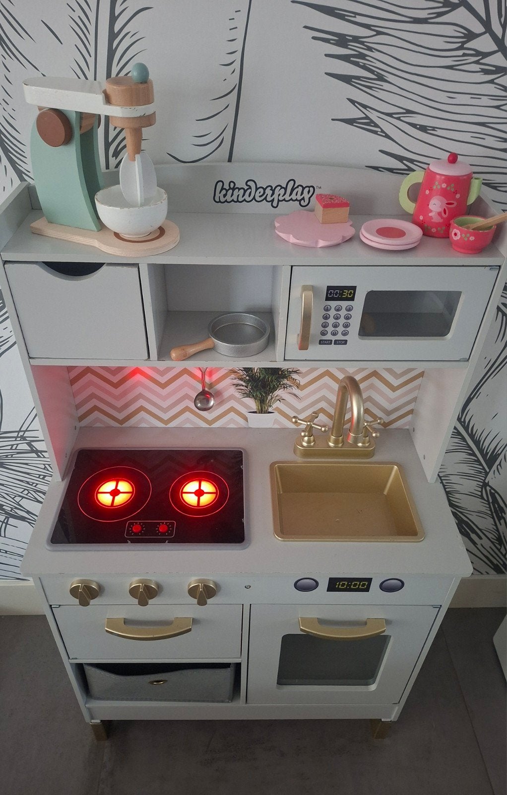 Houten speelkeuken - Zo goed als nieuw, Ophalen, Zo goed als nieuw