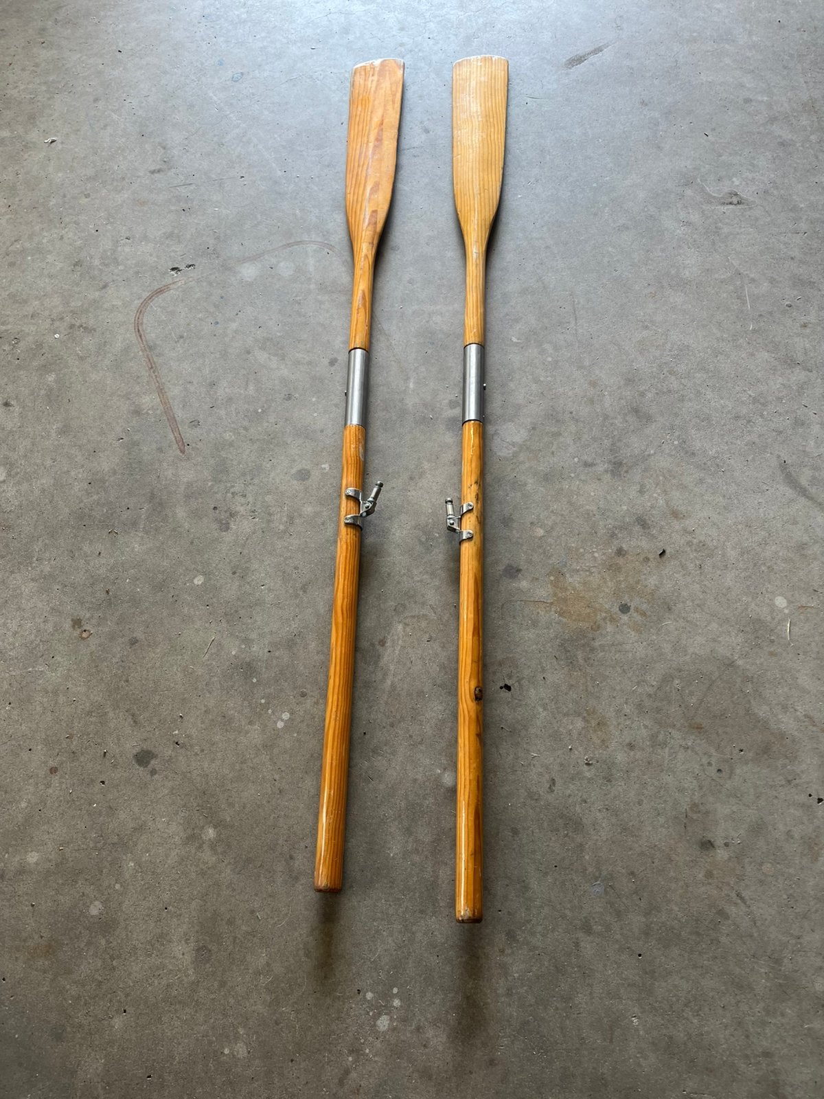 Nette houten peddels 1,64 m, Ophalen, Gebruikt