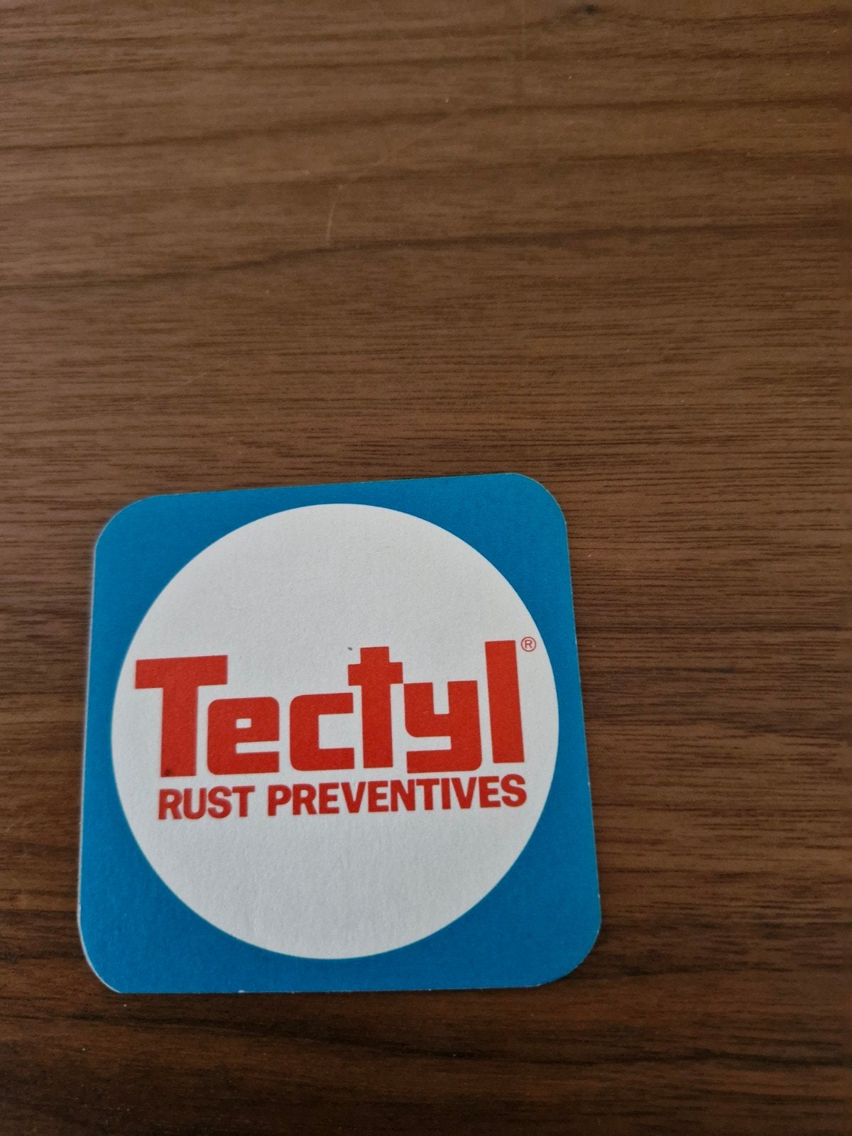 9588 Tectyl Rust Preventives Sticker, Ophalen of Verzenden, Gebruikt, Merk