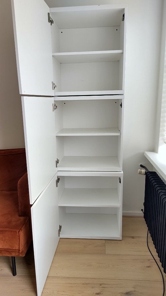 IKEA kastjes wit, Ophalen, Gebruikt