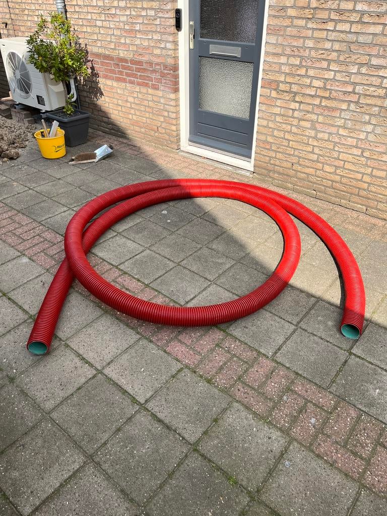 Mantelbuis Schutbuis 110mm +/-10mtr, Ophalen, Pvc, 6 meter of meer, Overige typen