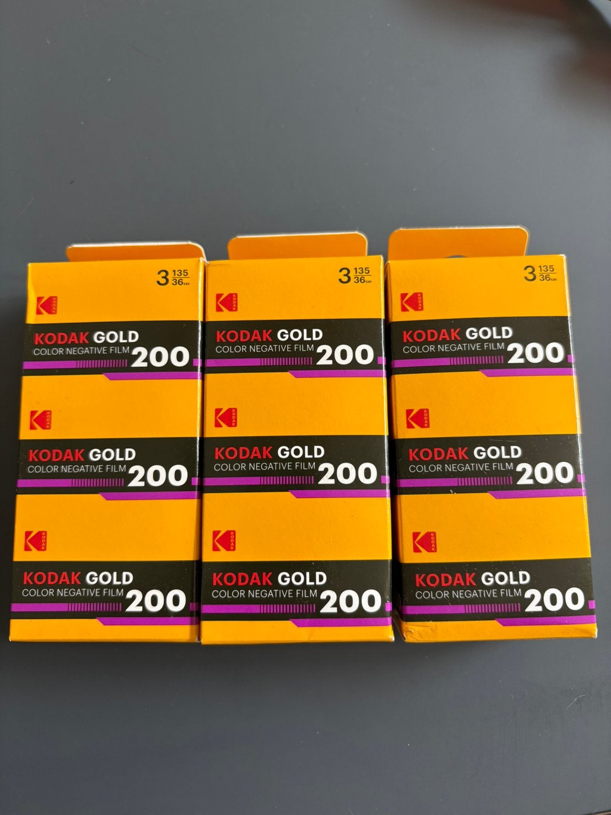 9x Eastman Kodak Gold 200 35mm film, Ophalen of Verzenden, 35mm film