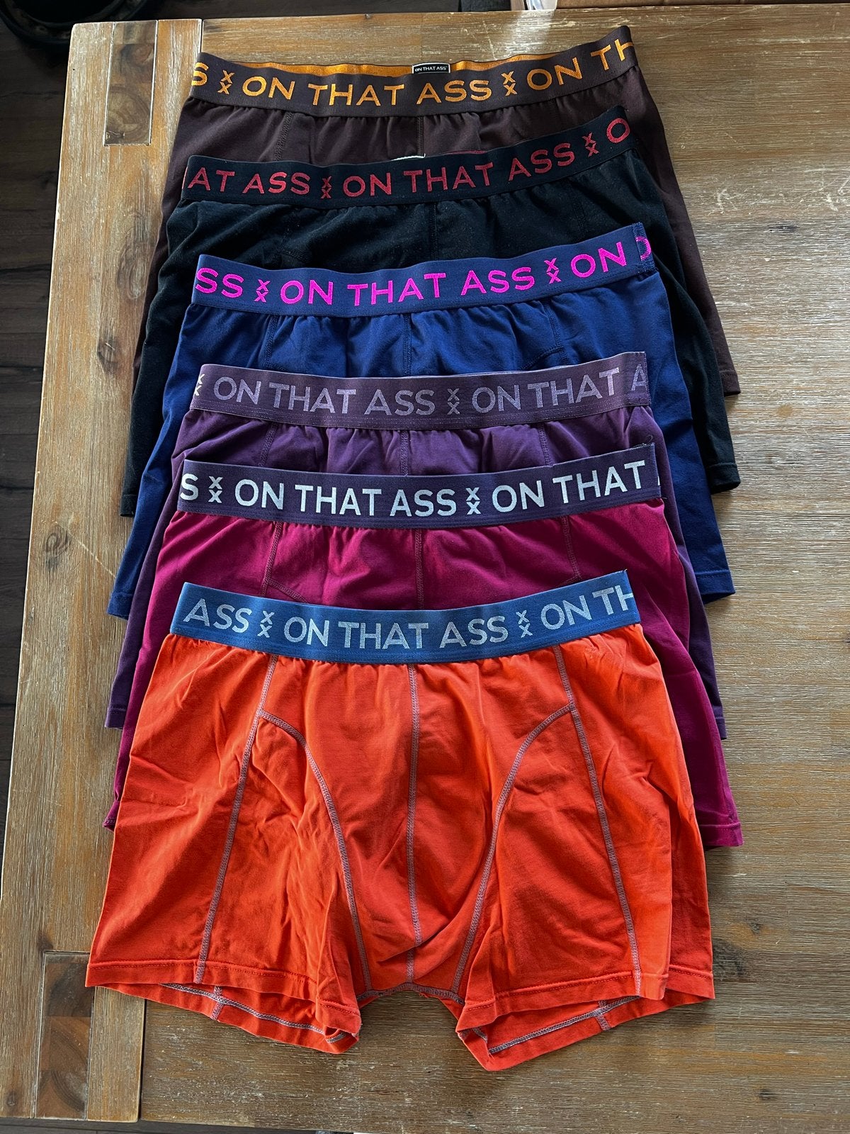 ON THAT ASS Boxershorts - Diverse Kleuren - Maat XL, Kleding | Heren, Ophalen of Verzenden, Meerkleurig, Boxer