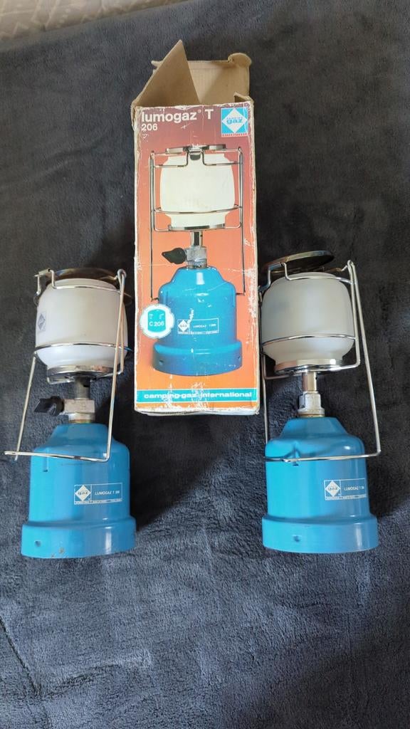 Vintage Lumogaz T 206 Campingaz International lampen, Caravans en Kamperen, Ophalen of Verzenden, Gebruikt