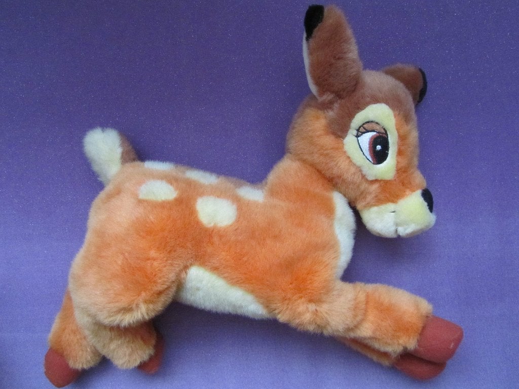 NICKY TOY Knuffel HERT BAMBI. 50 CM LIGGEND **Nieuw**, Overige merken, Disney, Overige typen, Nieuw