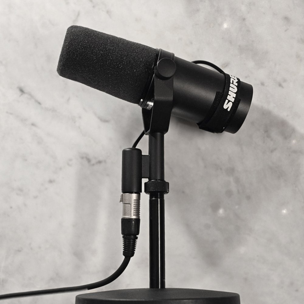 Shure SM7B + Statief en XLR kabel (1M), Ophalen of Verzenden, Zo goed als nieuw, Studiomicrofoon