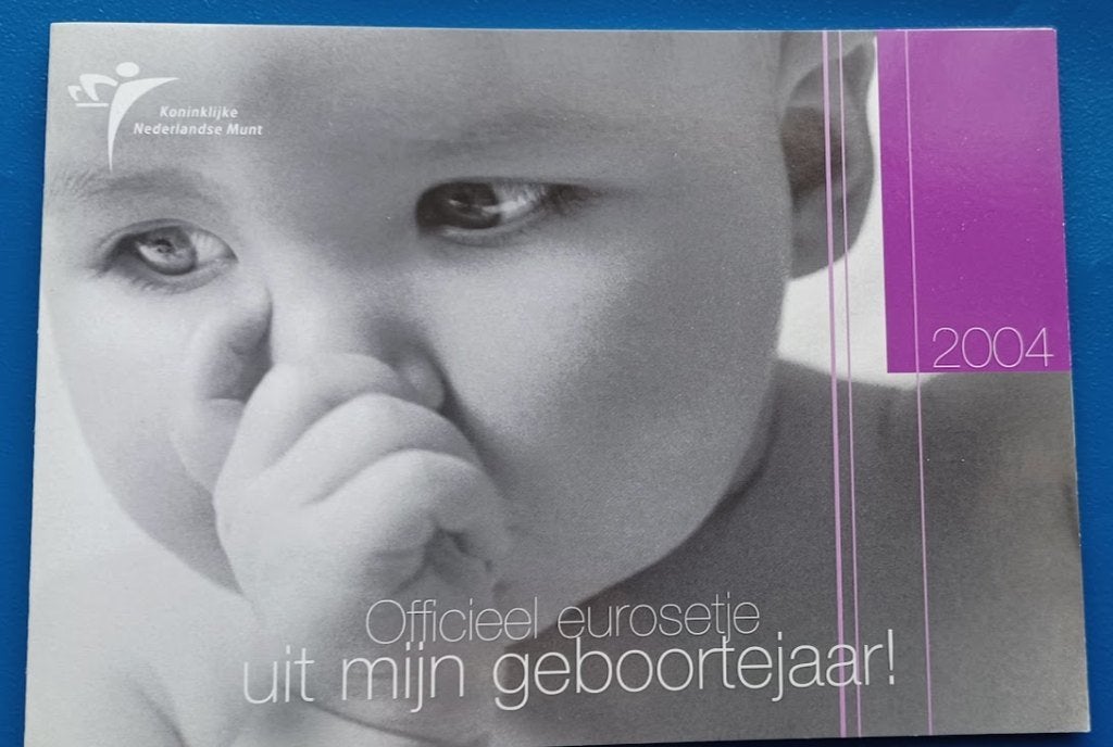 BU Geboorteset 2004 - Babyset met Babypenning, Postzegels en Munten, Munten | Nederland, Ophalen of Verzenden, Koningin Beatrix