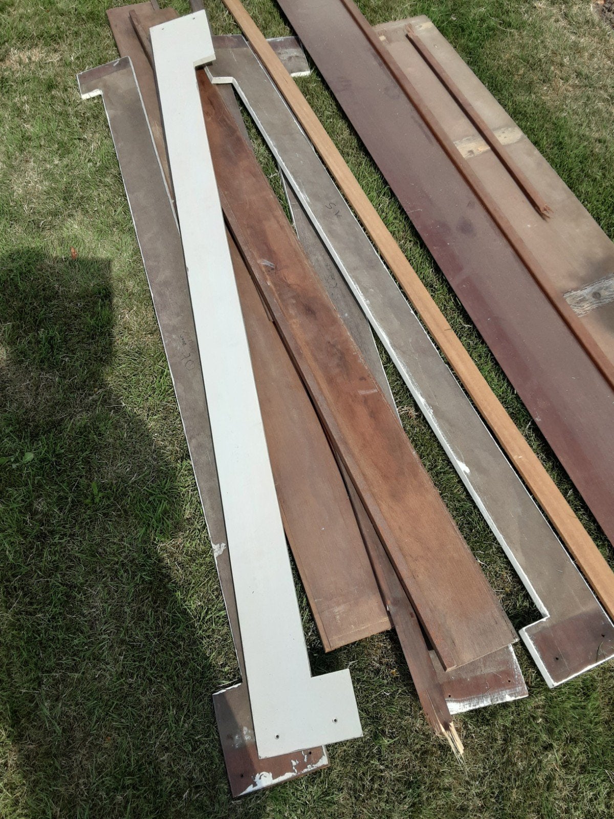 Verschillende stukken en latten hout, Ophalen, Hout