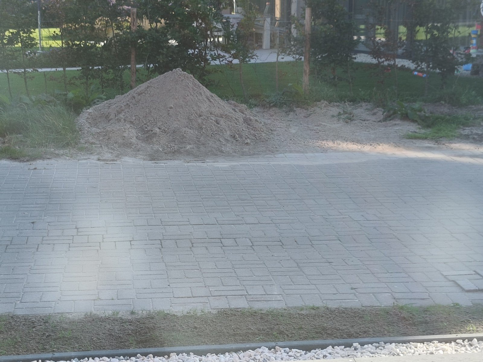 Gratis restant zand, Ophalen, Ophoogzand