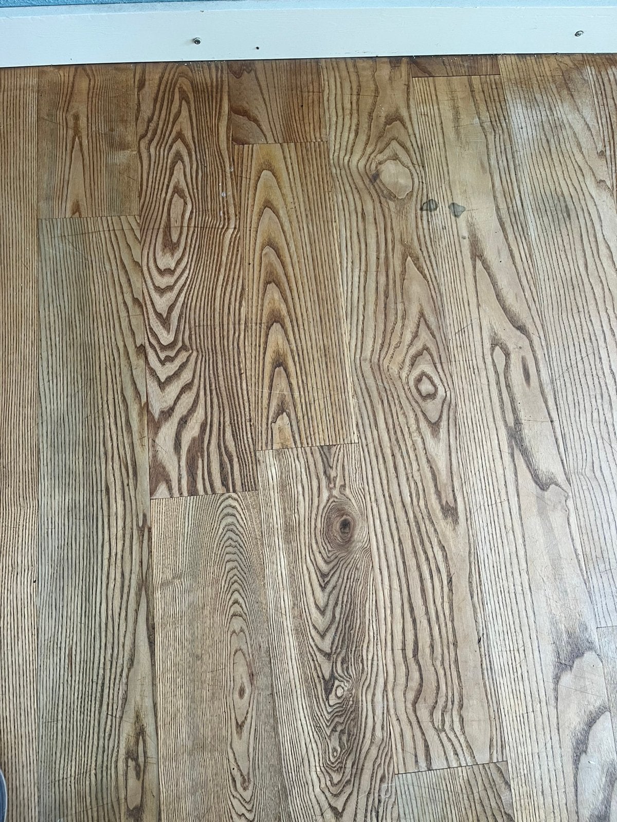 Houten vloer / essenhout / lamelparket 43 m2, Gebruikt, Essenhout, 3-laags parket, 25 tot 50 m², Ophalen