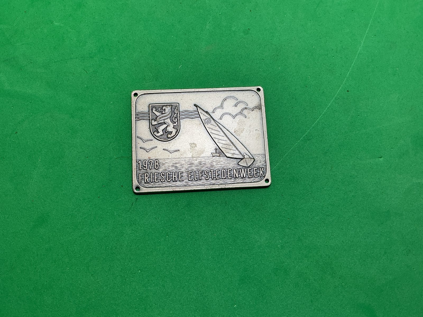 Friese Elfstedenweek 1978 Medaille, Ophalen of Verzenden, Overige materialen, Nederland