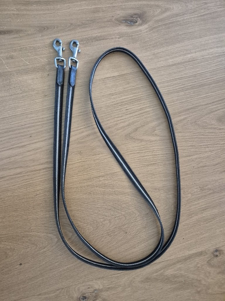 Fra zwart/roze anti slip teugels 260cm, Ophalen of Verzenden, Gebruikt